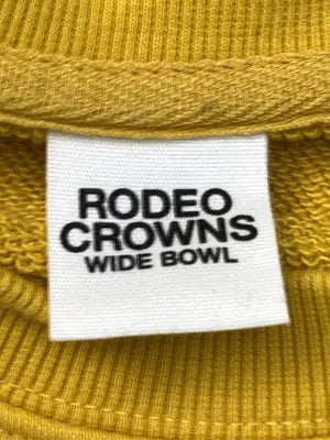 RODEO CROWNS/ロデオクラウンズ/スウェット/トップス/イエロー/FREE