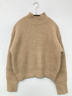 UNIQLO/ユニクロ/ニット/セーター/トップス/ベージュ/S