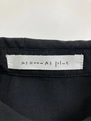 As know as plus/アズノゥアズプラス/シャツ/ブラウス/トップス/ブラック