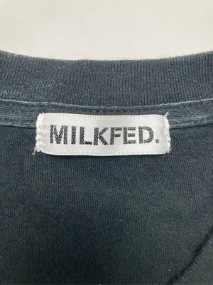 MILK FED./ミルクフェド/Tシャツ/カットソー/トップス/ブラック/ONE SIZE