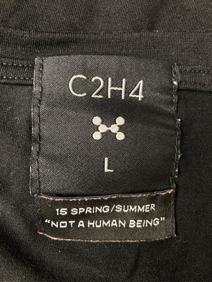C2H4/Tシャツ/カットソー/トップス/ブラック/L