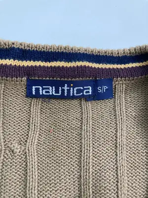 NAUTICA/ノーティカ/ニット/セーター/トップス/ブラウン/S