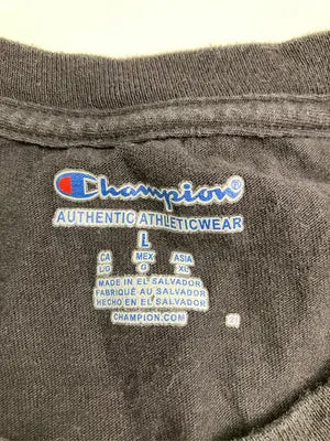 Champion/チャンピオン/Tシャツ/カットソー/トップス/ブラック/L