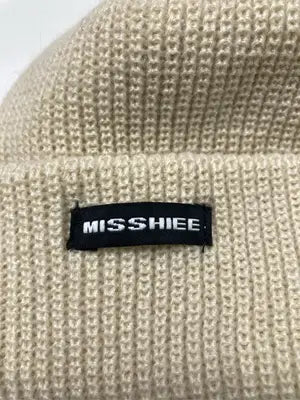 MISSHIEE/ミッシー/ニットキャップ/ビーニー/帽子/ベージュ