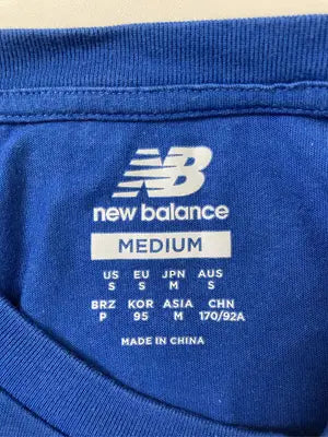 New Balance/ニューバランス/Tシャツ/カットソー/トップス/ブルー/M