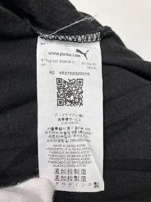 PUMA/プーマ/Tシャツ/カットソー/トップス/ブラック/S
