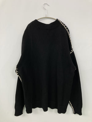 RAGEBLUE/レイジブルー/ニット/セーター/トップス/ブラック/L