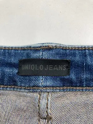 UNIQLO JEANS/ユニクロジーンズ/デニムパンツ/パンツ/ブルー/35(89cm)