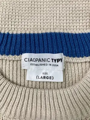 CIAOPANIC TYPY/チャオパニックティピー/ニット/セーター/トップス/ベージュ/LARGE