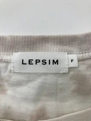 LEPSIM/レプシィム/Tシャツ/カットソー/トップス/ホワイト/F