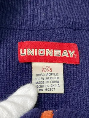 UNION BAY/ユニオンベイ/ニット/セーター/トップス/ネイビー/L/XL