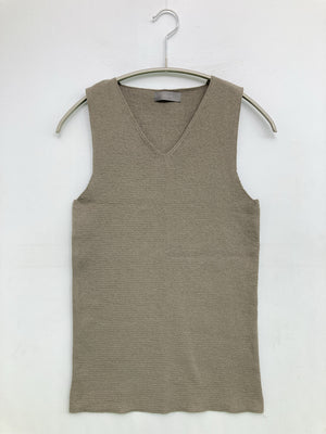 INDILUXE/ノースリーブ/トップス/ベージュ