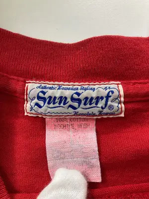 Sun Surf/Tシャツ/カットソー/トップス/レッド