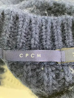 CPCM/シーピーシーエム/ニット/セーター/トップス/ネイビー/M