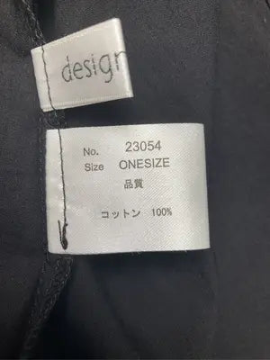 design aera/シャツ/ブラウス/トップス/ブラック/ONE SIZE
