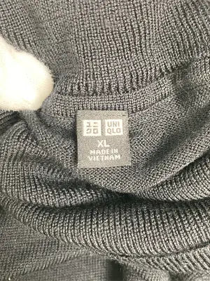 UNIQLO/ユニクロ/ニット/セーター/トップス/ブラック/XL