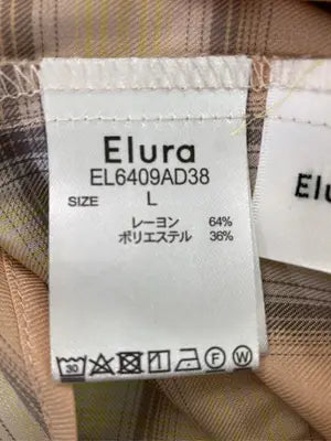 Elura/エルーラ/シャツ/ブラウス/トップス/ベージュ/L