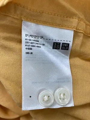 UNIQLO U/ユニクロユー/シャツ/ブラウス/トップス/オレンジ/L