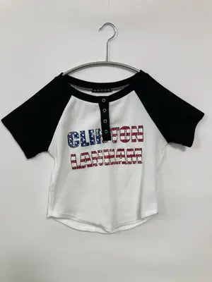 GORGE/ジョージ/Tシャツ/カットソー/トップス/ホワイト/F  バスト79～87 身長154～162