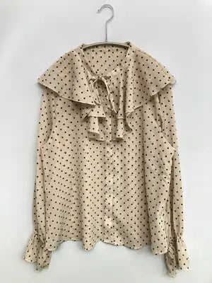 ITEMS/アイテムズ/シャツ/ブラウス/トップス/ベージュ/Free