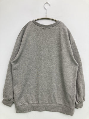 Cutie Beauty/キューティービューティー/スウェット/トップス/グレー/M  バスト79～87　身長154～162