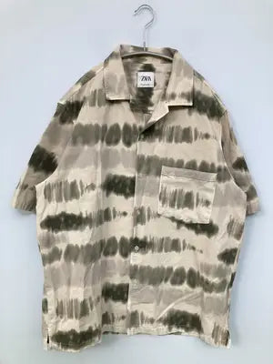 ZARA/ザラ/シャツ/ブラウス/トップス/ベージュ/EUR M/USA M/MEX 40