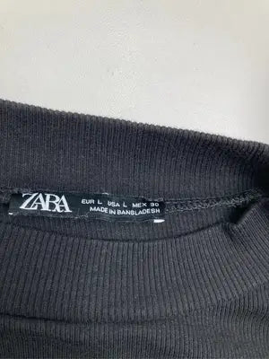 ZARA/ザラ/ノースリーブ/トップス/ブラック/EUR L