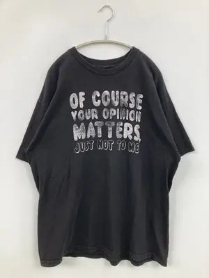 Tシャツ/カットソー/トップス/ブラック/XL