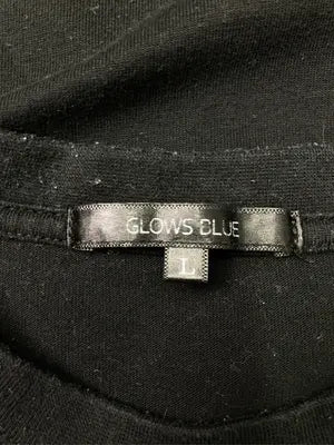 GLOWS BLUE/Tシャツ/カットソー/トップス/ブラック/L