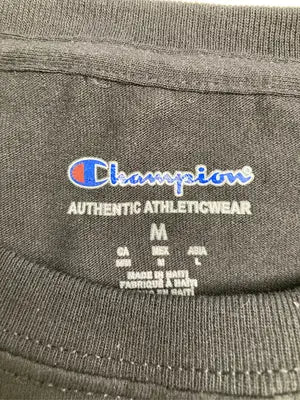 Champion/チャンピオン/Tシャツ/カットソー/トップス/ブラック/ASIA L