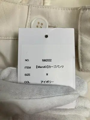 M and O/カーゴパンツ/パンツ/アイボリー/M