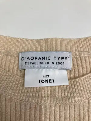 CIAOPANIC TYPY/チャオパニックティピー/ニット/セーター/トップス/ベージュ/ONE