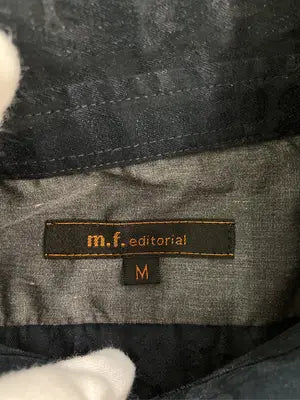 m.f.editorial/シャツ/ブラウス/トップス/ブラック/M