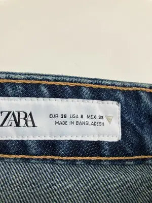 ZARA/ザラ/デニムパンツ/パンツ/ブルー/EUR 38/USA 6/MEX 28