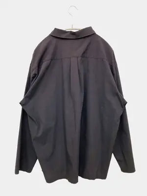 PLUS ONE/プラスワン/シャツ/ブラウス/トップス/ブラック/LARGE