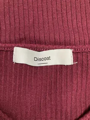 Discoat/ディスコート/Tシャツ/カットソー/トップス/レッド/L