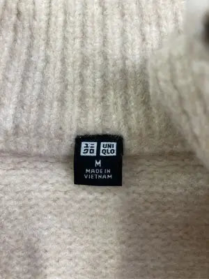 UNIQLO/ユニクロ/ニット/セーター/トップス/ベージュ/M