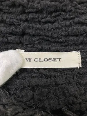w closet/ダブルクローゼット/シャツ/ブラウス/トップス/ブラック/F