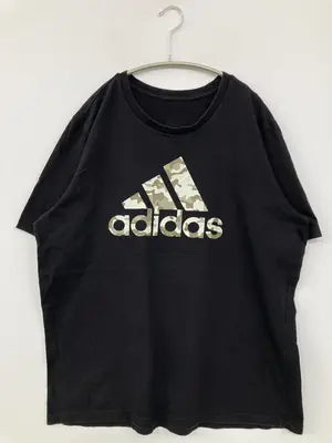 adidas/アディダス/Tシャツ/カットソー/トップス/ブラック