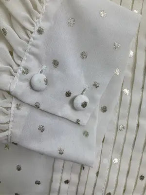 ZARA/ザラ/シャツ/ブラウス/トップス/アイボリー/USA  M-L