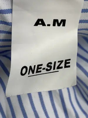 A.M/シャツ/ブラウス/トップス/ブルー/ONE-SIZE