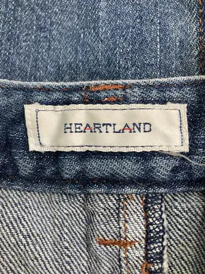 Heart Island/デニムスカート/スカート/ブルー/ウエスト 67