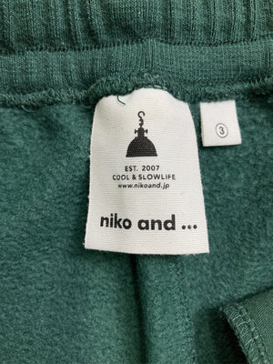 niko and .../ニコアンド/スウェットパンツ/パンツ/グリーン/3