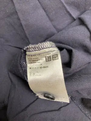 UNIQLO/ユニクロ/シャツワンピース/ワンピース/ドレス/ネイビー/M