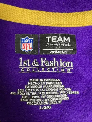 NFL TEAM APPAREL/エヌエフエルチームアパレル/パーカー/トップス/パープル/L