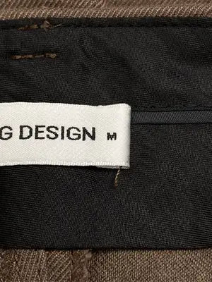 MAOJING DESIGN/スラックス/パンツ/ブラウン/M