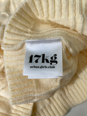 17kg/イチナナキログラム/ニット/セーター/トップス/イエロー/M