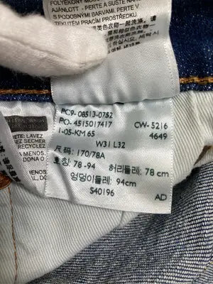 Levis/リーバイス/デニムパンツ/パンツ/ネイビー/W31 L32