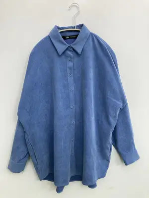 ZARA/ザラ/シャツ/ブラウス/トップス/スカイブルー/S