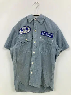 HOUSTON/ヒューストン/シャツ/ブラウス/トップス/ブルー/LARGE
